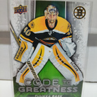 2015-16 Upper Deck - Code to Greatness #CTG-8 Tuukka Rask - pikkukuva 1