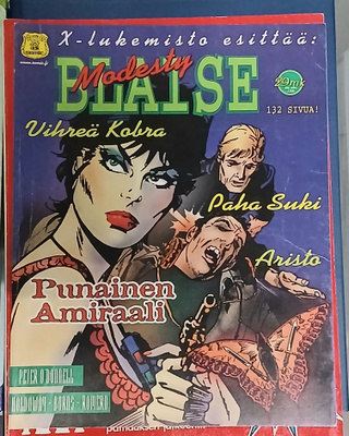 X-lukemisto esittää: Modesty Blaise : Paha Suki - Vihreä kop