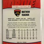 Matthew Tkachuk 2025 UD Fall Expo #DD-23 Distinguished Drive - pikkukuva 2