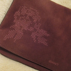 GANT ruskea mokkanahkainen Clutch käsilaukku, UUSI - pikkukuva 1