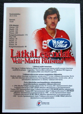 Veli-Matti Ruisma ÄSSÄT Lätkälegendat