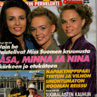 Seura n:o 6 1989 Miss Suomi-kisailijat. Anneli. Tamara & Ale - pikkukuva 1