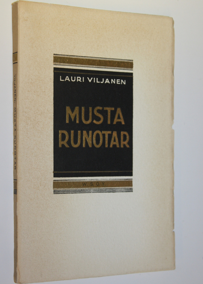 Lauri Viljanen : Musta runotar : runoja (signeerattu)
