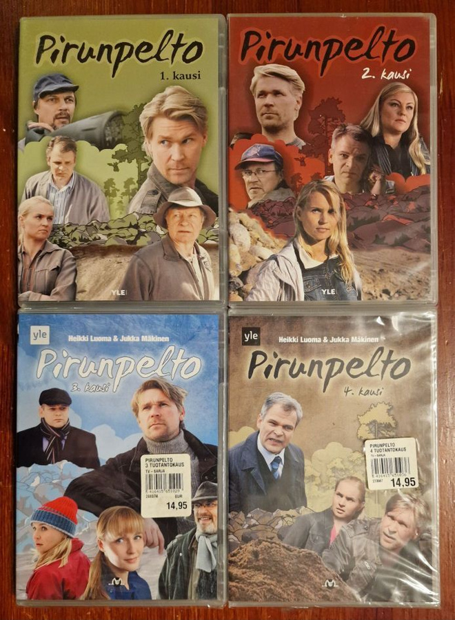 PIRUNPELTO kaudet 1-4 - Dvd boxit (Koko sarja)