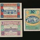 Saksa Notgeld 25, 50 Pfg, 1 Mk, Bad Oeynhausen 1921 - pikkukuva 1