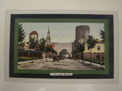VANHA Postikortti Eesti Viro Tallinna Tallinn 1900-luku