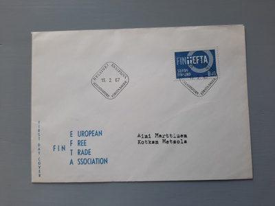 FDC Suomi 1967 Finefta