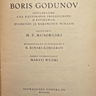 Musorgski M.P - Boris Godunov - pikkukuva 2