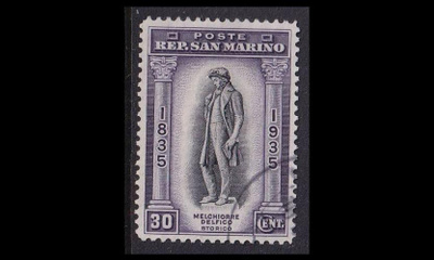 San Marino 221 o Melchiorre Delfico 30 C (1935)