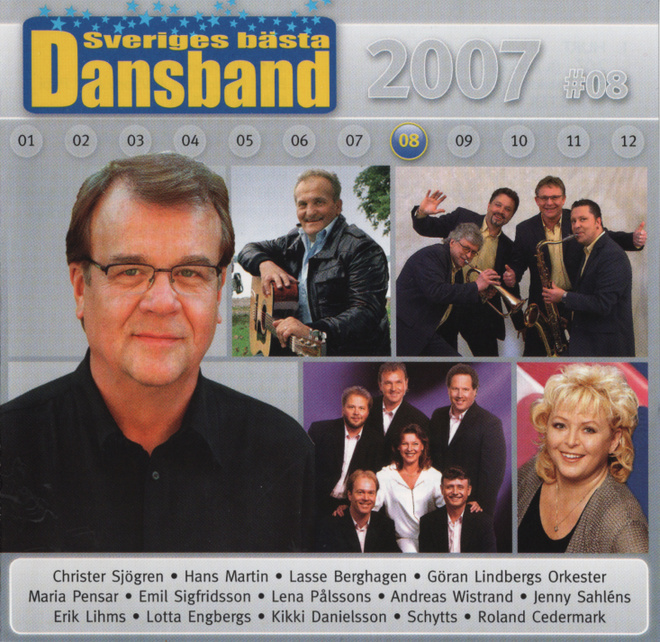 Sveriges Bästa Dansband - 2007 - Vol. 8 - CD