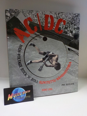 AC/DC - HIGH VOLTAGE ROCK 'N' ROLL KIRJA + EVANS NIMMARI