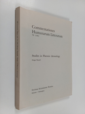 Holger Thesleff : Studies in Platonic chronology