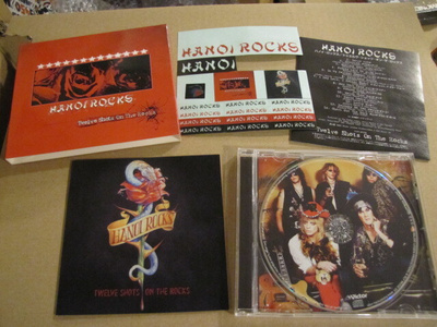 Hanoi Rocks Twelve shots on the rocks cd japani tarra!