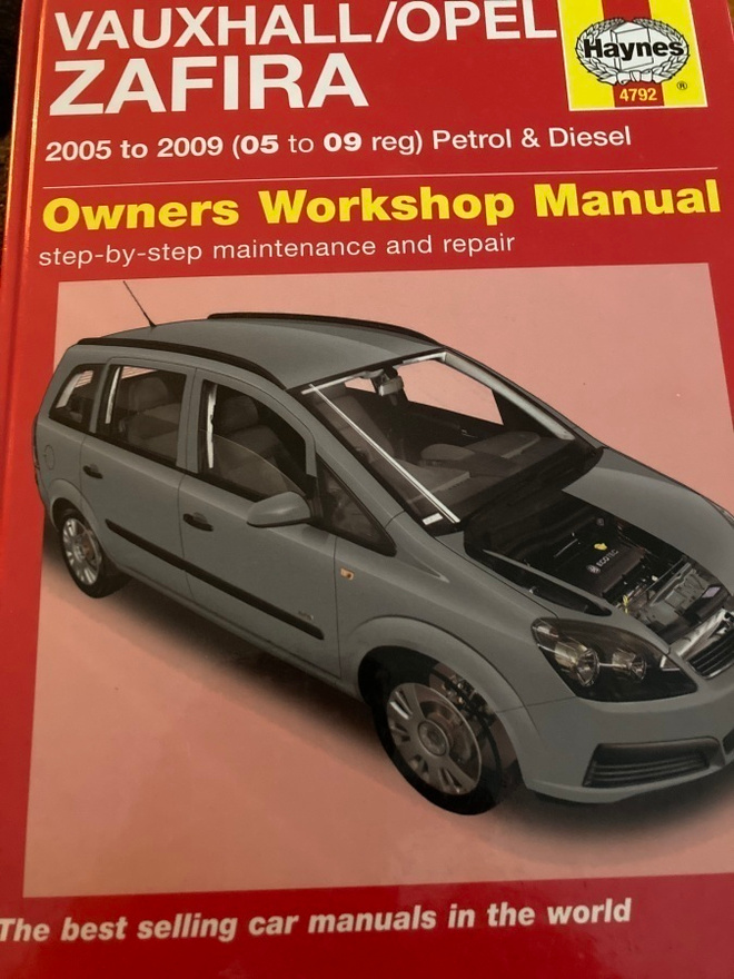 VAUXHALL/OPEL ZAFIRA - KORJAUSOPAS