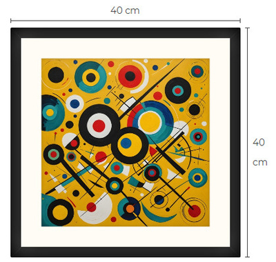 Uusi uniikki abstrakti art print taulu 40 cm x 40 cm