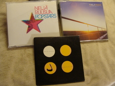 3 Kpl NELJÄ RUUSUA cd Sinkkuja / olin niin pop - Popstars