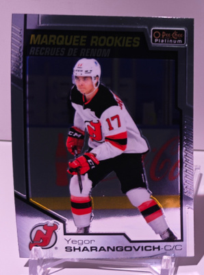 Yegor Sharangovich Marquee Rookies OPC Platinum