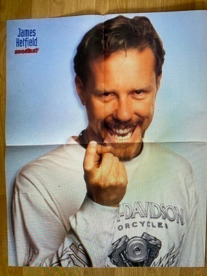 Metallica James Hetfield juliste