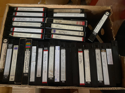 Vhs -kasetteja 66kpl