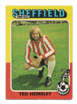 Purkkakuva Jalkapallo n:o 84  TED HEMSLEY. SHEFFIELD