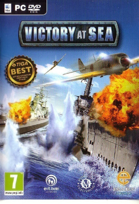 game, pc dvd-rom, Victory at Sea (Excalibur)