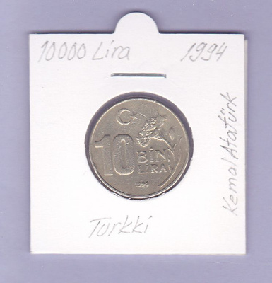 Turkki 10000 Lira v.1994 KM#1027