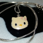 Hopea Hello kitty riipus kaulakoru 925 - pikkukuva 1