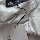 Zara uudet valkoiset pellava/ viskoosi housut L - pikkukuva 3