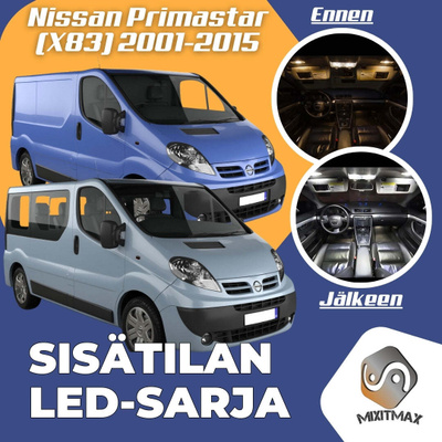 Nissan Primastar (X83) Sisätilan LED-sarja 5-osa