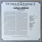 LP Maria Anderson - Spirituals (1977) - pikkukuva 2