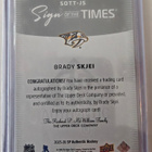 Brady Skjei 2025-26 SP Authentic Sign Of The Times - pikkukuva 2