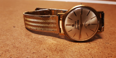 Vintage Omega Seamaster kultakello