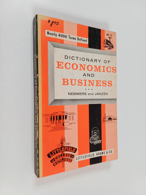 Erwin Esser Nemmers : Dictionary of Economics and Business