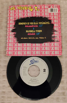 MC Nikke T. Ihminen Ei Voi Elää Vetämättä 7"Single