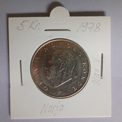 Norja 5 Kroner v.1978 KM#420