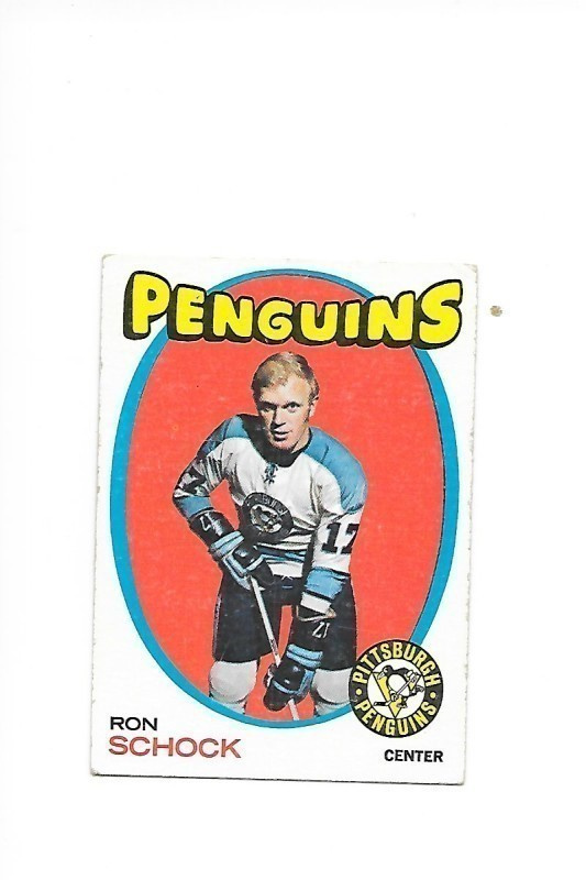 1971-72 Topps #56 Ron Schock Pittsburgh Penguins