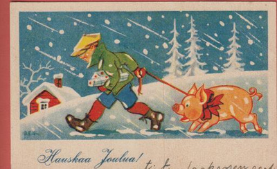 B Uttuslien Mies ja possu