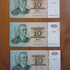 10 mk (1980) x3 Paasikivi Litt. A - pikkukuva 1