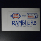 RAMBLERS Keikkatarra. 1980-luvun puolelta. Orig.Aito.Unused. - pikkukuva 2