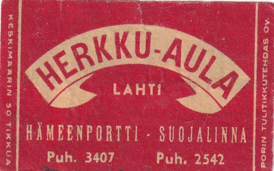 Lahti, Herkku - Aula, Hämeenportti , Suojalinna     b594