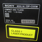 Sony CDP-C500M 5 levyn vaihtajalla cd-soitin Pikku vikainen - pikkukuva 4