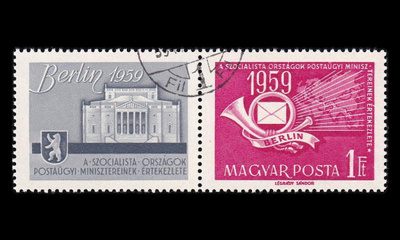 Unkari 1592zd2 o Postiministerien kongressi pari (1959)