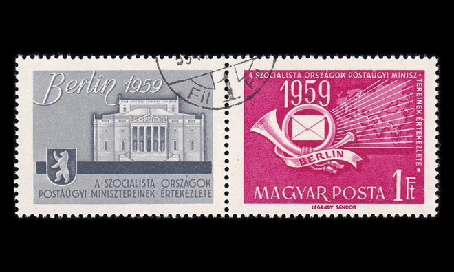 Unkari 1592zd2 o Postiministerien kongressi pari (1959)