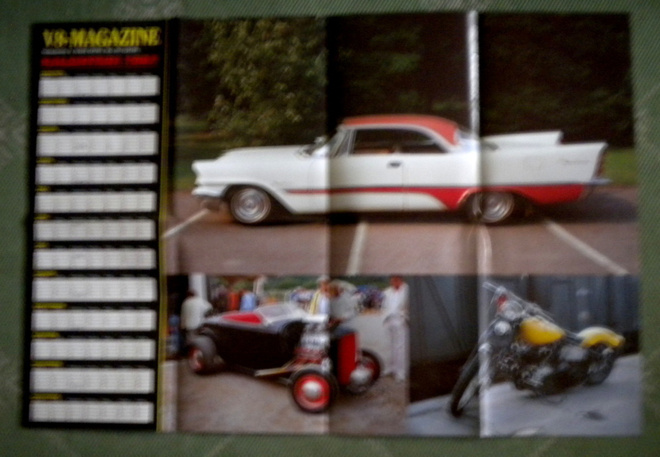 Kalenterijuliste - V8 Magazine 1987