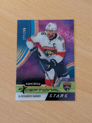 2021-22 Synergy Aleksander Barkov Exceptional Stars Blue