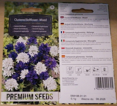 Peurankello "Clustered bellflower - mixed" - siemenet #
