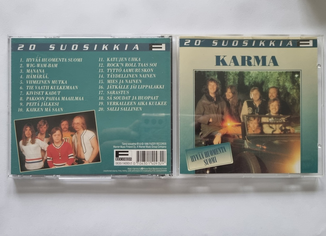 KARMA: 20 SUOSIKKIA - HYVÄÄ HUOMENTA SUOMI CD