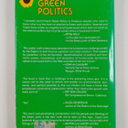 Fritjof Capra : Green politics - pikkukuva 2