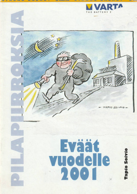 Tapio Soivio : Eväät vuodelle 2001 ( pilapiirroksia)