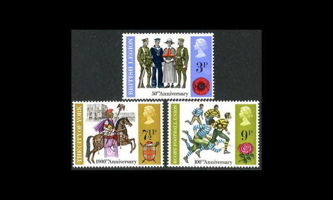 Iso-Britannia 580-2 ** Vuosipäivä (1971)